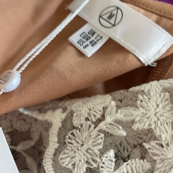 NWT Missguided Mesh and Lace Scalloped Edge Skirt Set - Picture 4 of 14